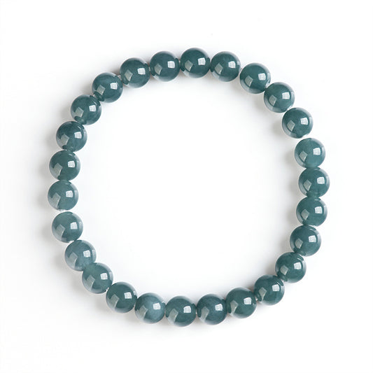 Jade beaded bracelet