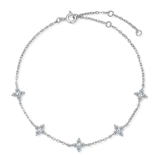 Moissanite Clover bracelet